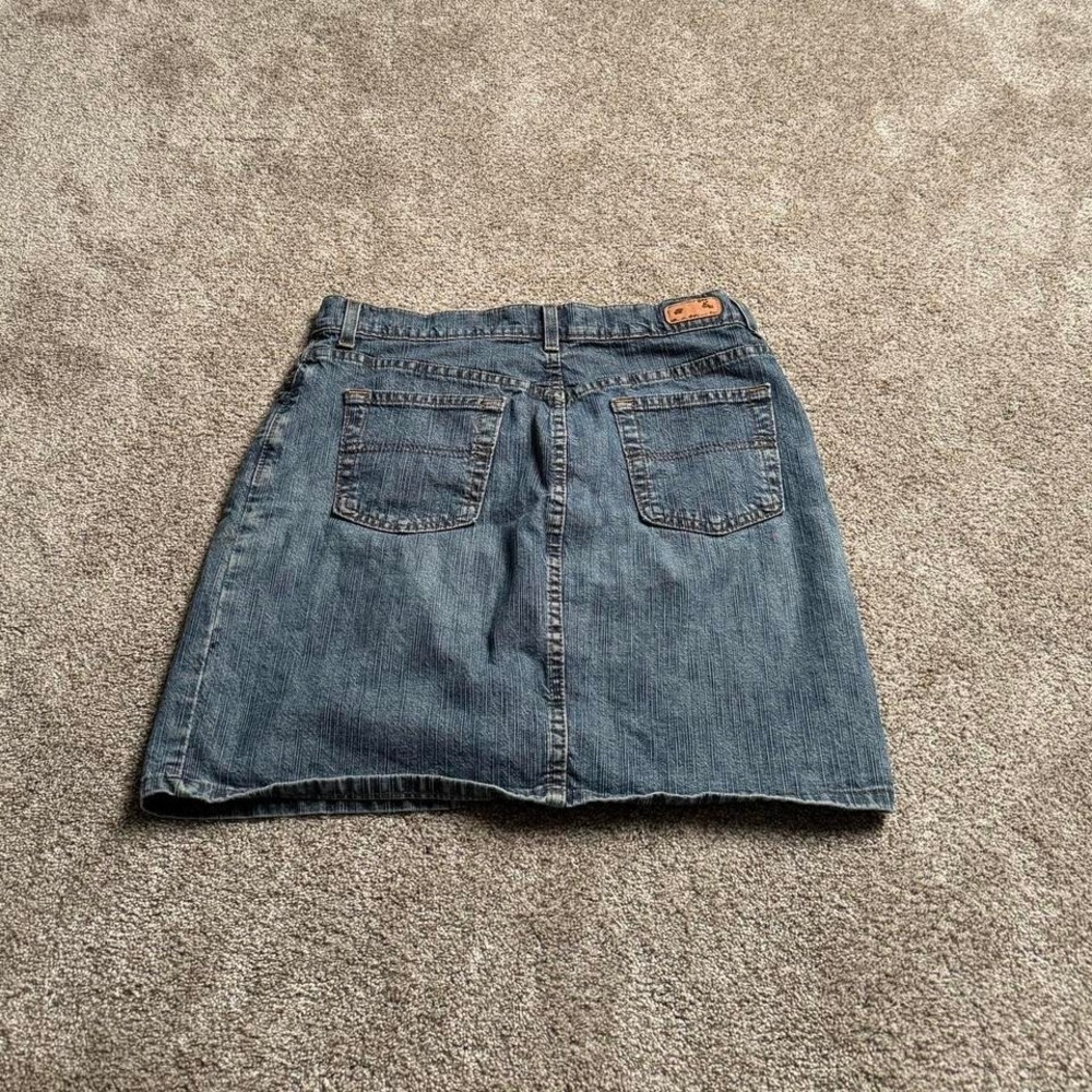 TOMMY HILFIGER STONE WASHED DENIM SKIRT